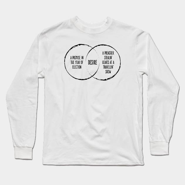 Desire Venn Diagram Long Sleeve T-Shirt by Rad Love